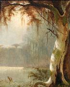 Joseph Rusling Meeker Lake Maurepas Bayou Germany oil painting artist